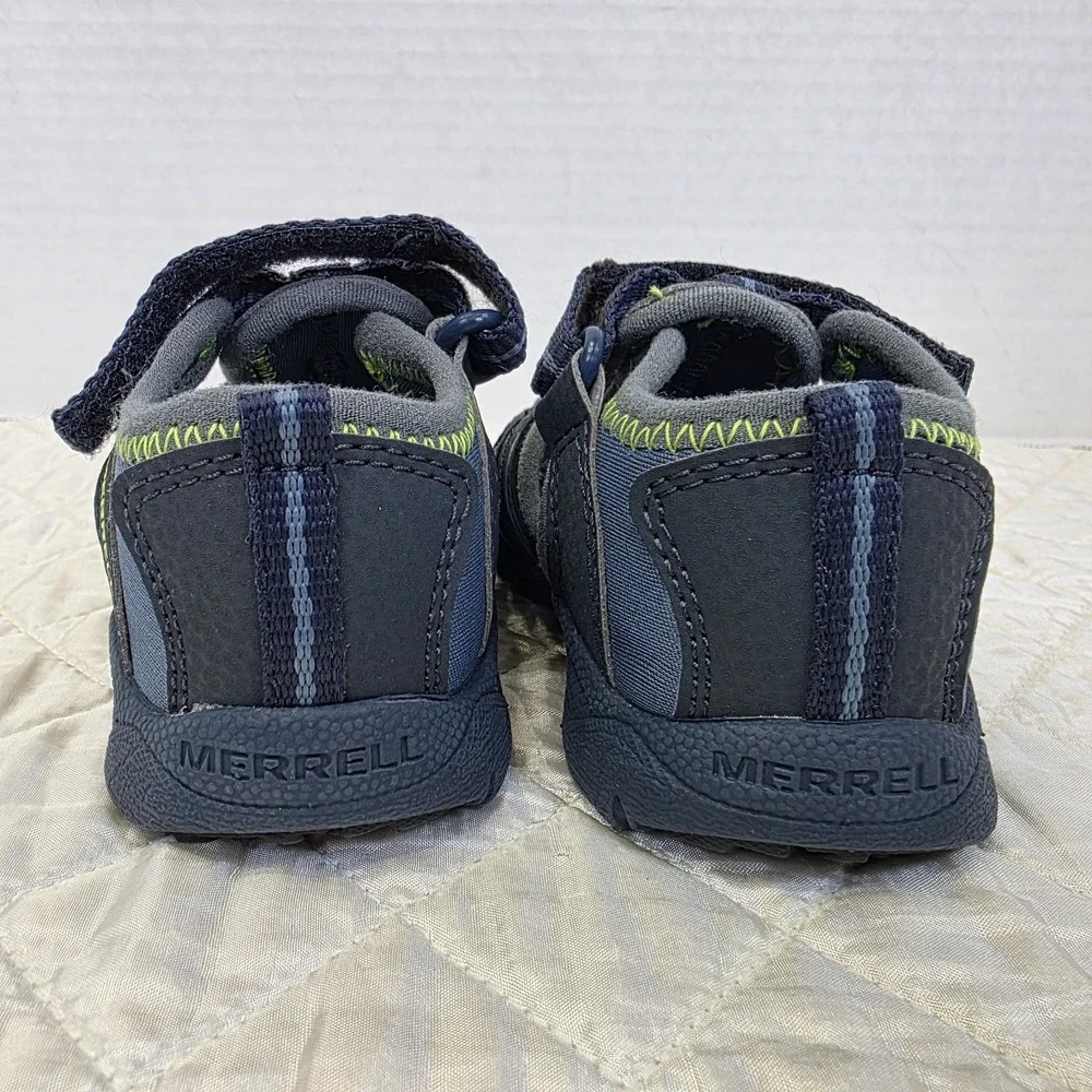 Merrell Kid's Hydro Junior Sport Sandal Blue/Green Size 6M TODDLER